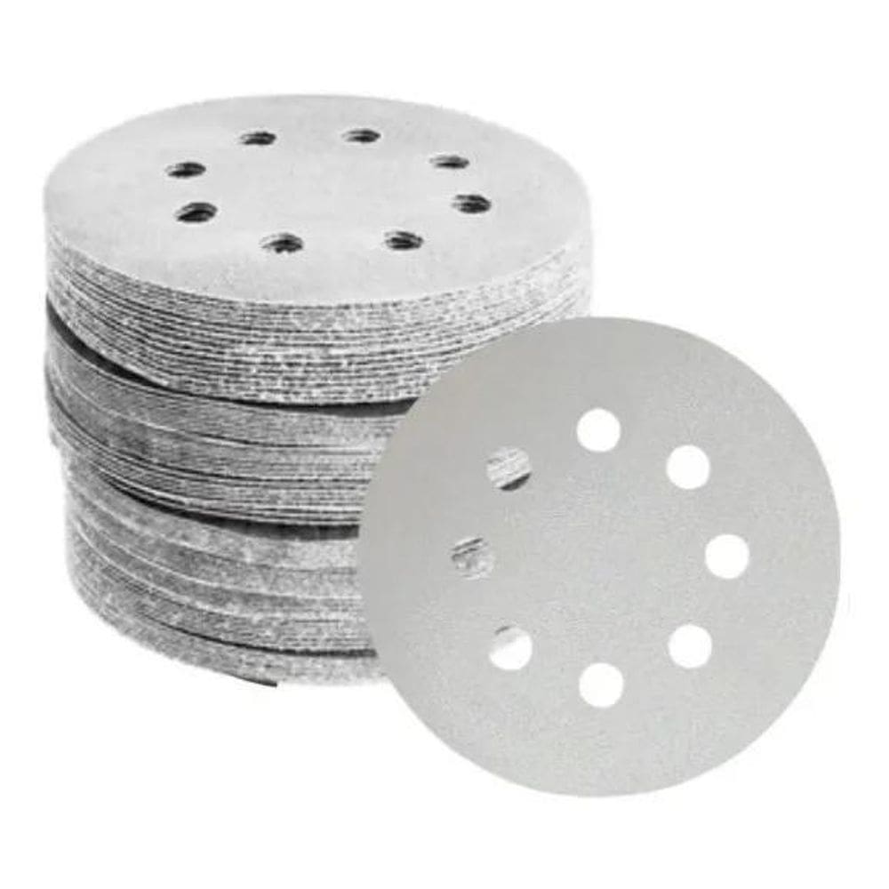 10X 10 Pçs Disco De Lixa Pluma 125Mm Grãos Variados 60 À 10