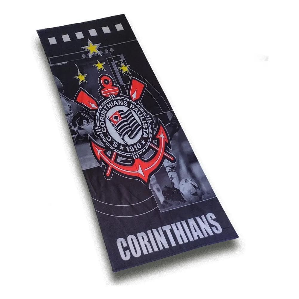 10X Corinthians Toalha De Time Banho Piscina Praia Futebol