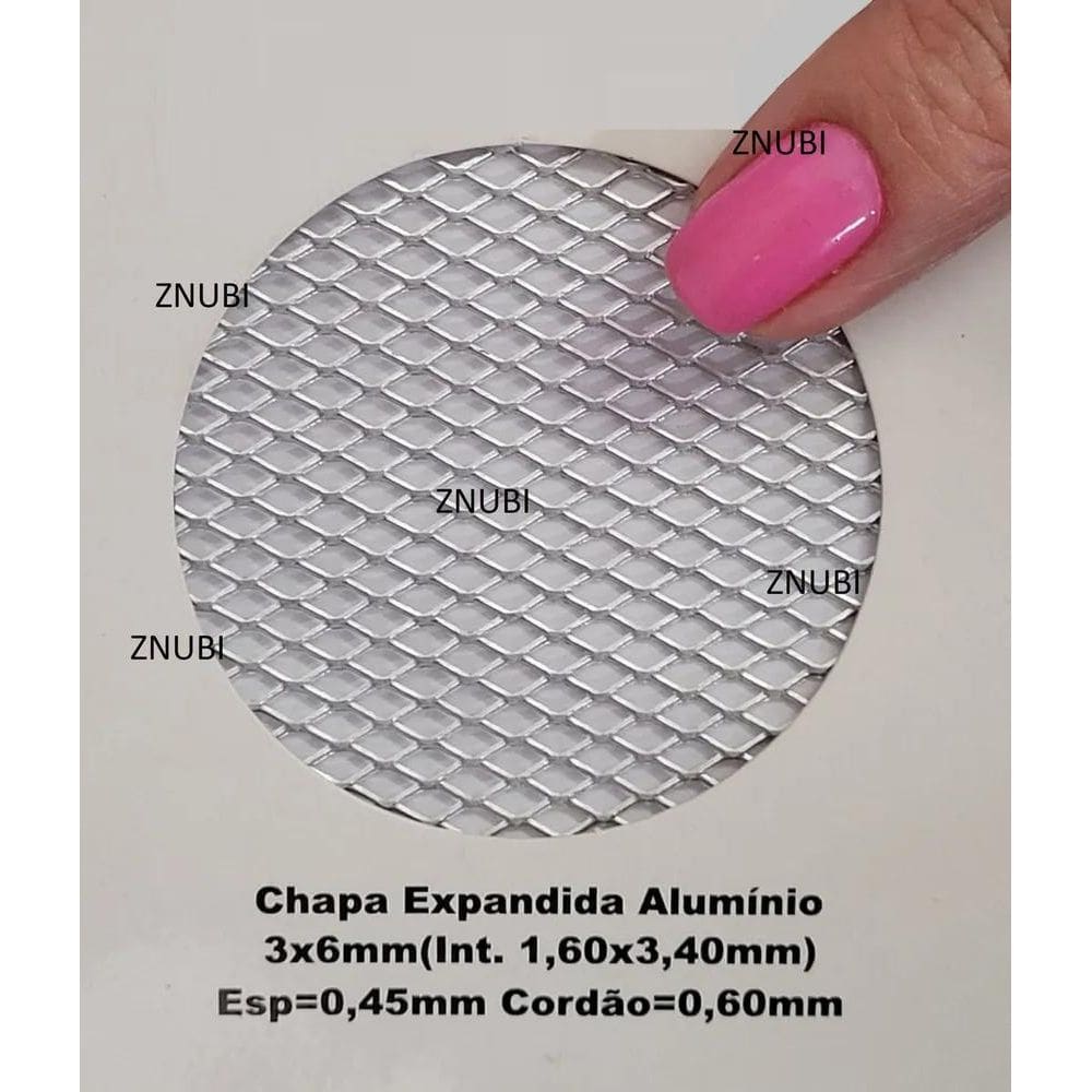 10X Tela Anti Insetos 25Cm X 100Cm Alumínio Expandido Para