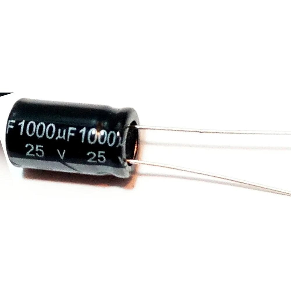 10X Capacitor Eletrolítico 1000Uf X 25V 105 10 Pçs