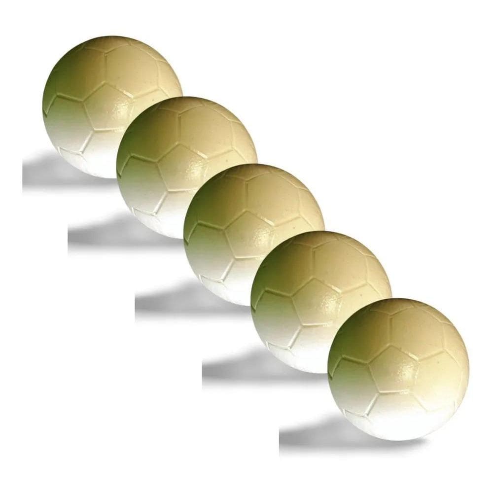 10X Bolinha Bola Pesada Pebolim Totó Fla Flu Pacau 5 Unidad