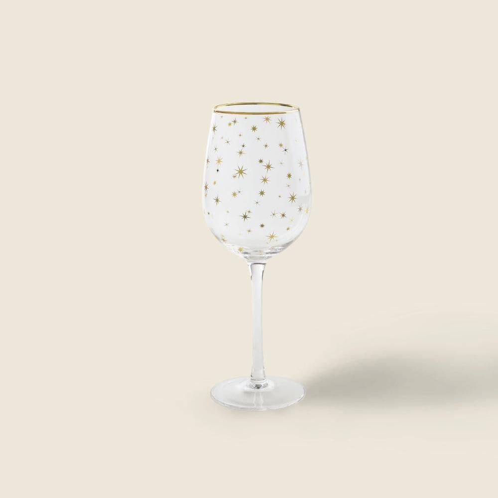 Taça Stars Gold Vidro 380ml - A\\CASA