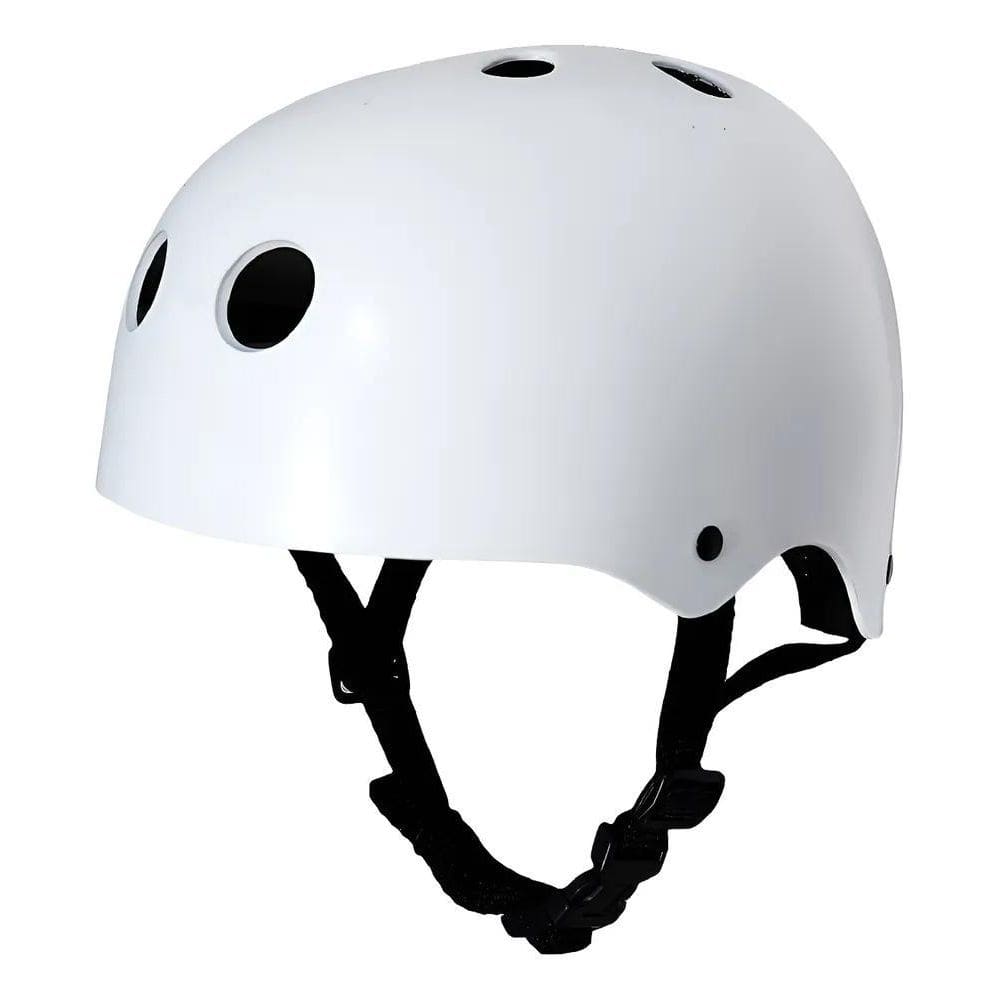 10X Capacete Branco P M G Skate Patins Bike Adulto 5+ Anos