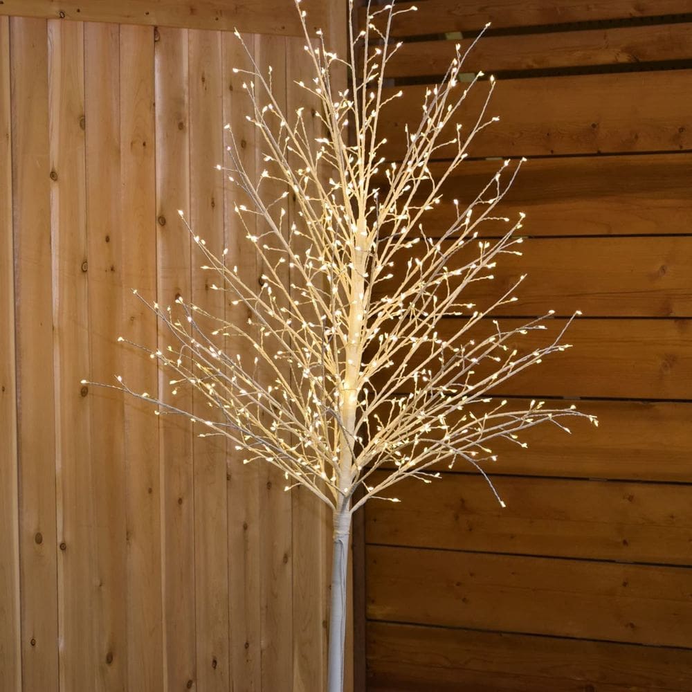 Artificial Tree Hi-Line Gift Ltd., 210 cm e 1300 LEDs quentes