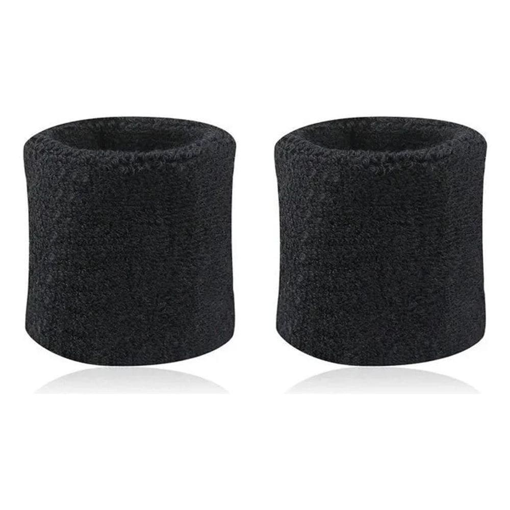 10X Par Munhequeira Atoalhada Pulso Tênis Squash Corrida Fi