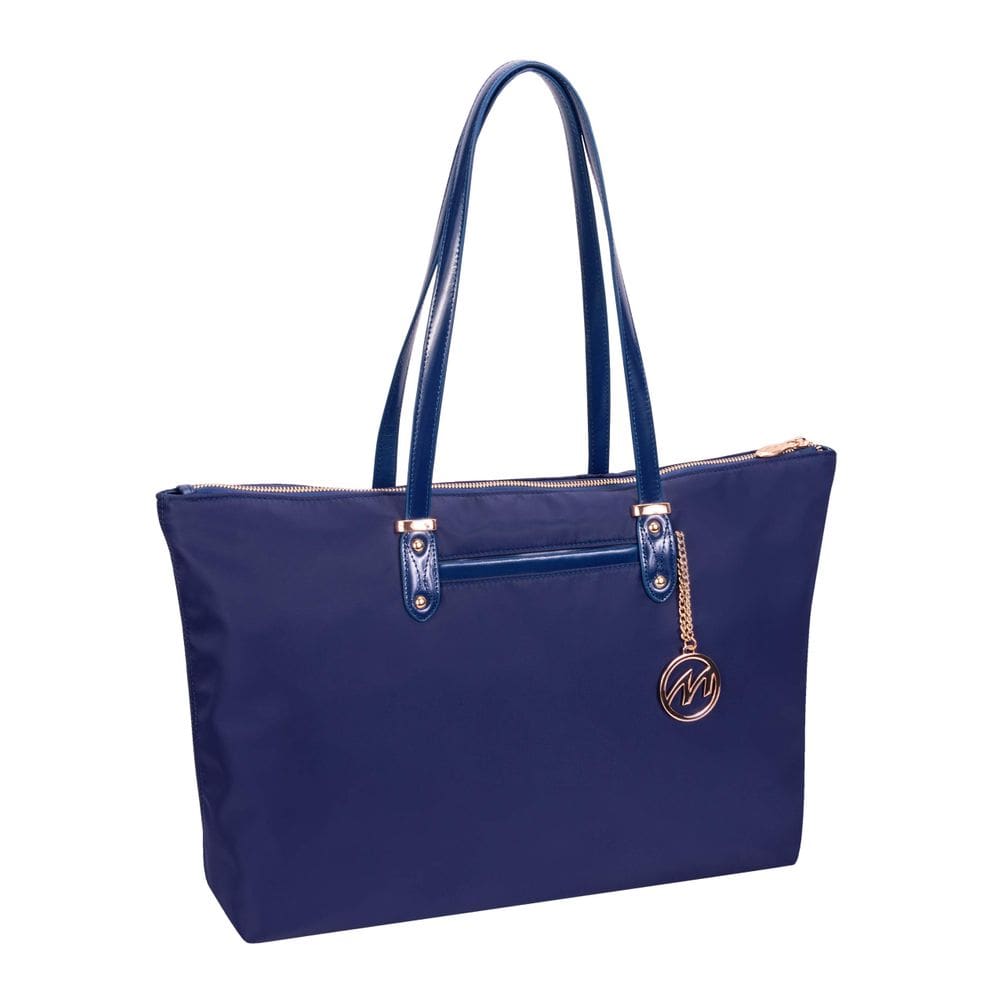 Sacola de nylon McKlein Urbanista azul marinho 41x14x30 cm