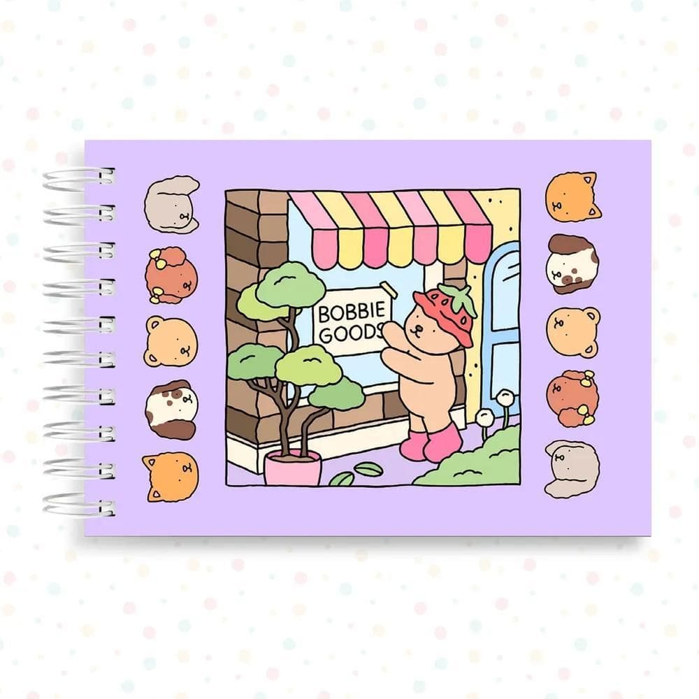 10X Livro Colorir Bobbie Goods 50 Folhas Desenhos Pintar Ur
