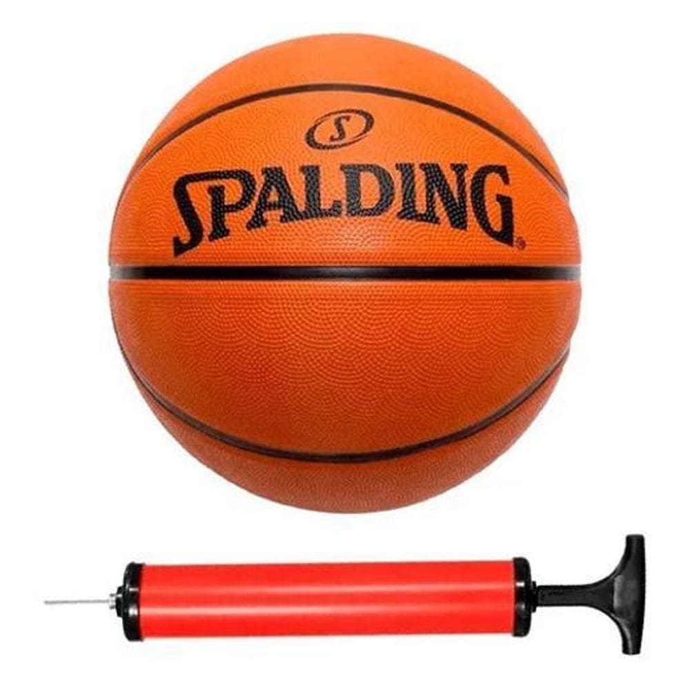 10X Bola De Basquete Spalding Streetball + Bomba De Ar