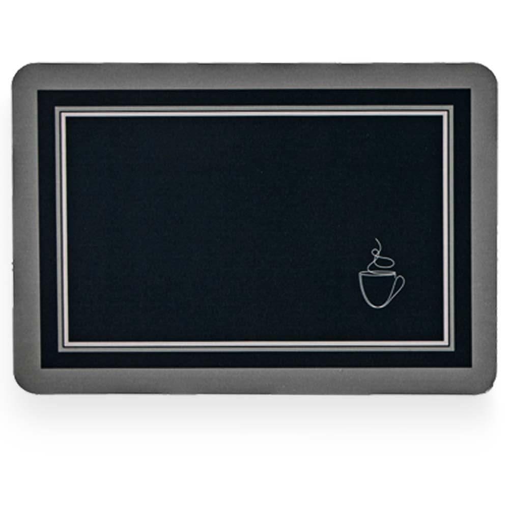 Tapete Antiderrapante Decore Slim Cafezinho 50x70cm - Kacyumara
