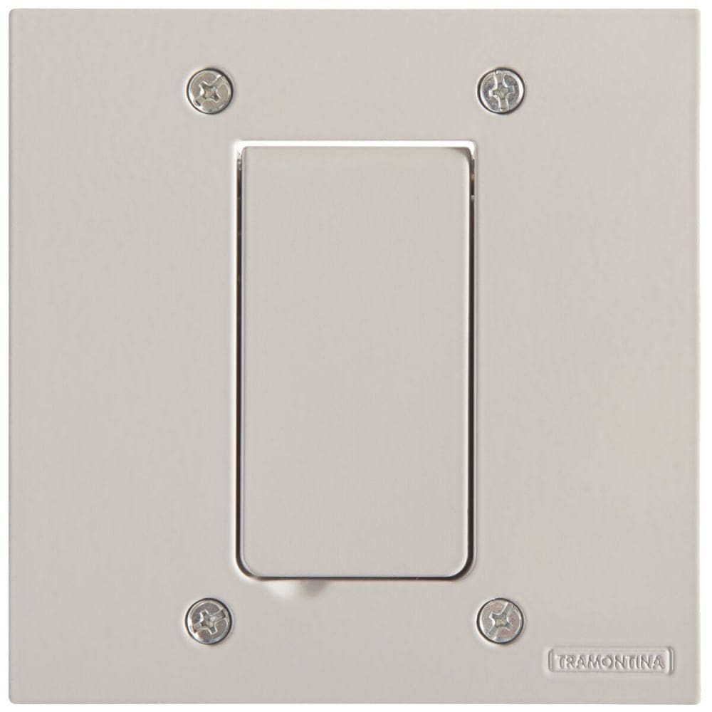 Tampa 1 Posto 4x4 Modular Cinza - 56121152 - Tramontina Tampa 1 Posto 4x4 P- Piso Modular Cinza - 56121152 - Tramontina