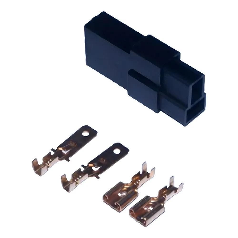 10X Kit De 10 Conectores 2 Vias Macho E Fêmea Com Trava Dsp