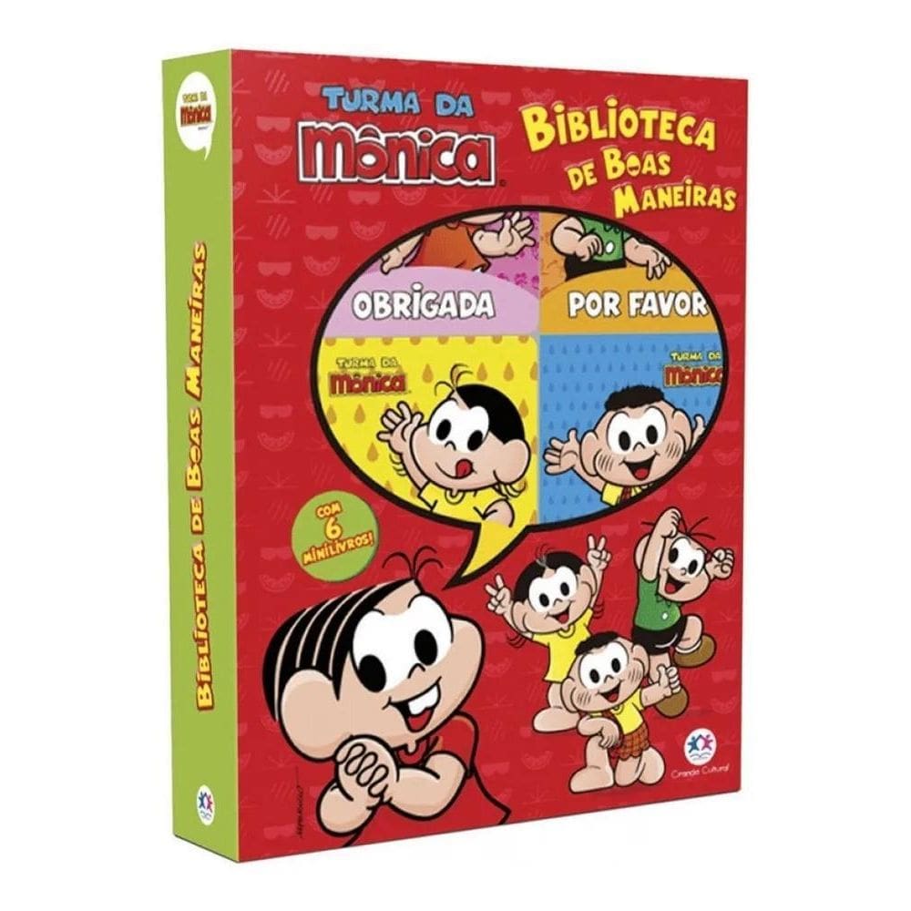 10X Turma Da Mônica - Biblioteca De Boas Maneiras, De Cultu