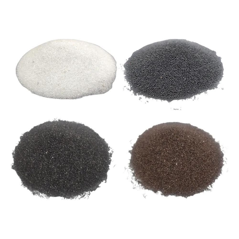 10X Kit Abrasivos 4 Em 1 - 1Kg Cada Tipo - Vidro, Aço, Alum