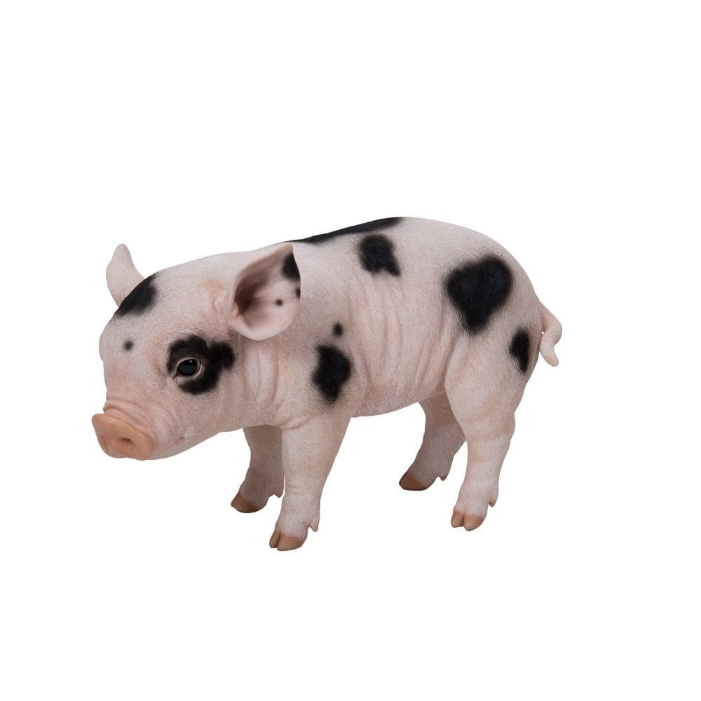 Estatueta Hi-Line Gift Ltd Standing Pig Statue Black Spots