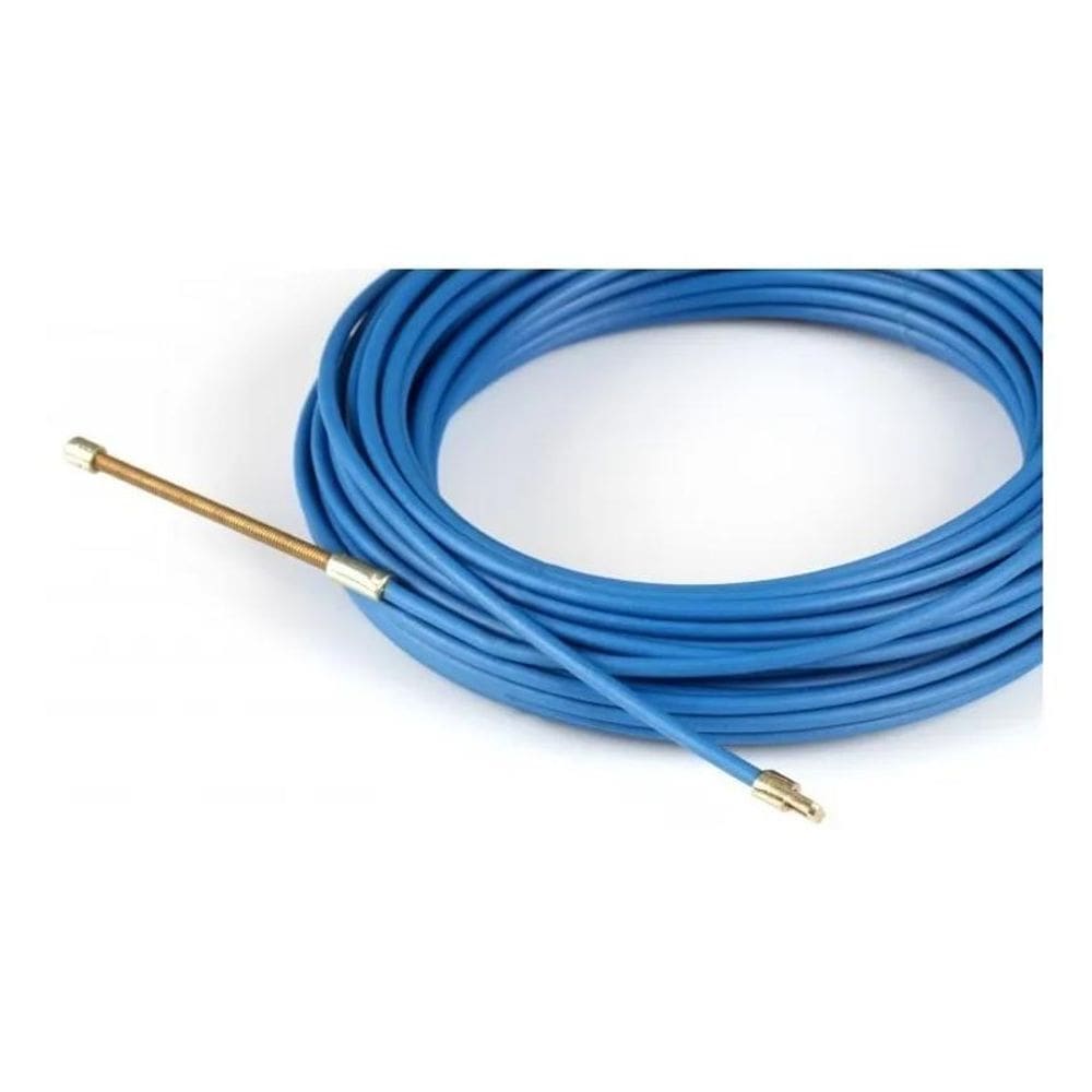 10X Guia Passa Fio Sonda De Pvc Alma De Aço Profissional 15