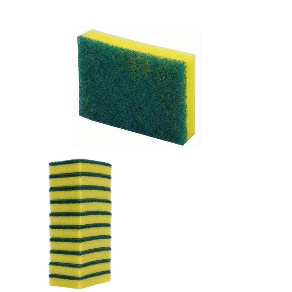 10Un Esponja Multiuso Dupla Face Espuma Lavar Louças Cozinha