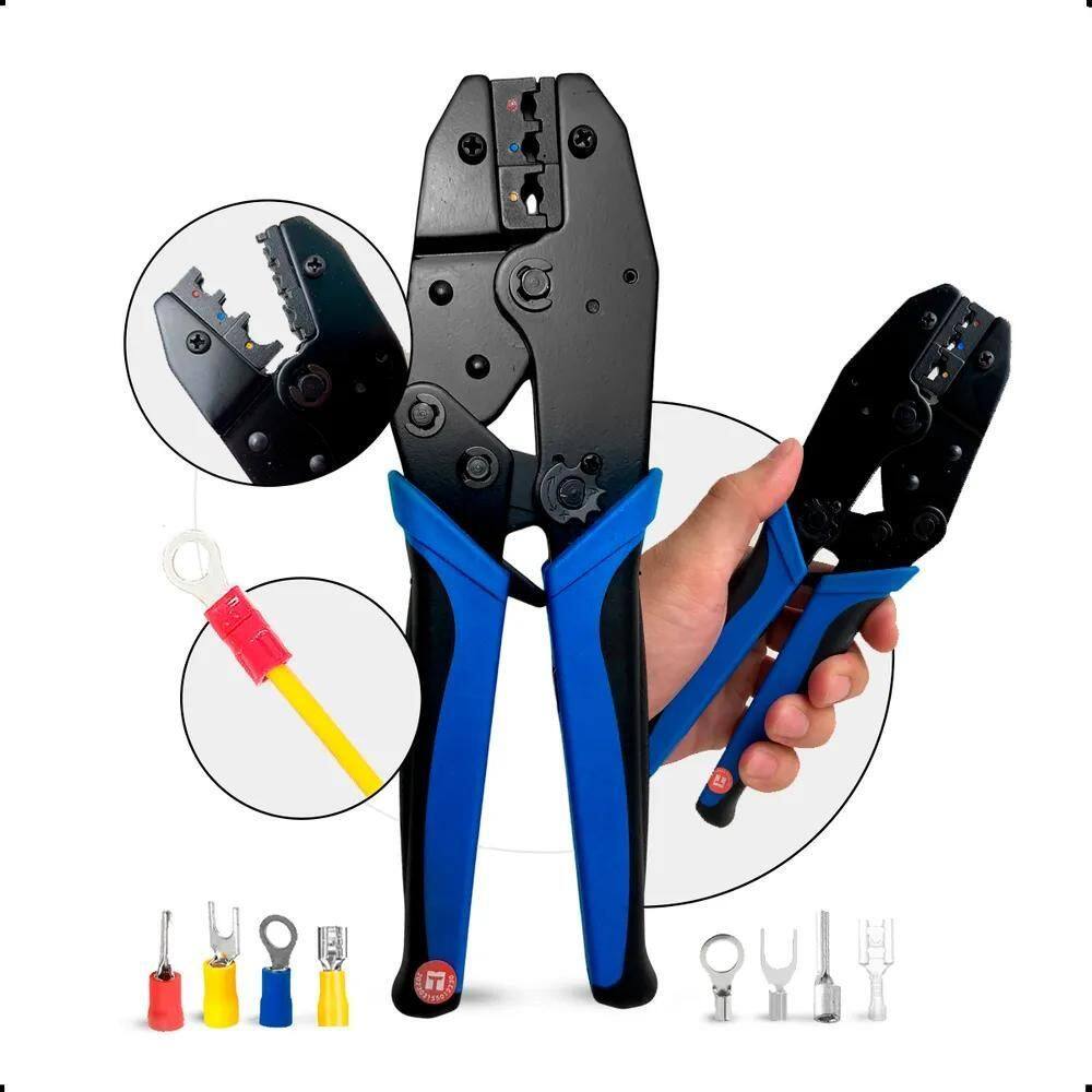 10X Alicate Crimpar Prensa Conector Terminal Pré-Isolado Nã