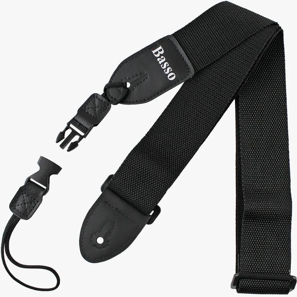 10X Correia Basso + Cordão Engate Rápido Violão Guitarra Uk