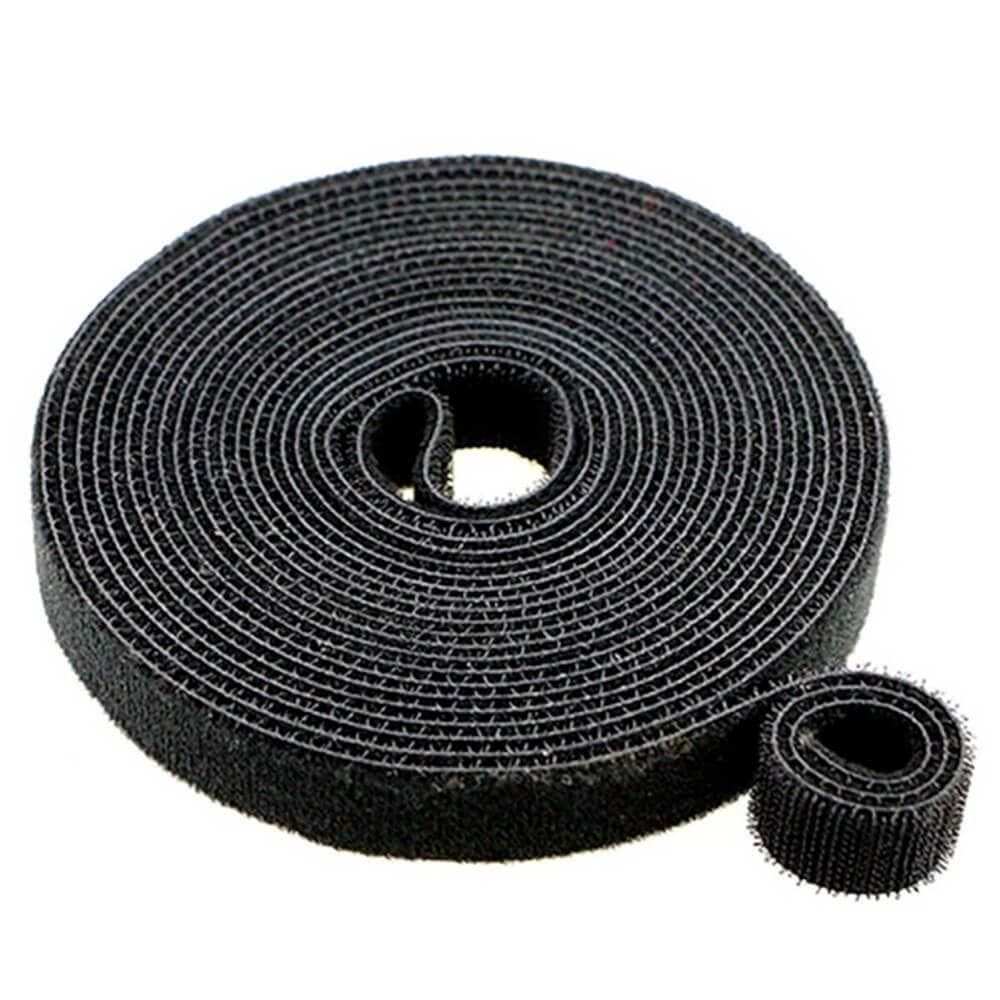 Abraçadeira fecho aderente Dupla Face Rolo Com 2,5 Metros Preto Speedlan - 13.93.24 - Dual Comp
