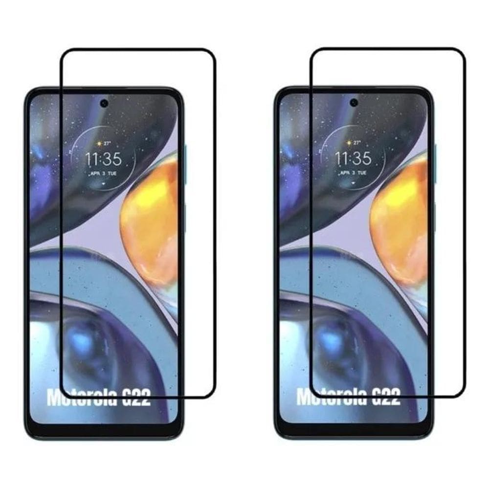 10X Kit 2 Películas De Vidro 3D Compatível Motorola Moto G2