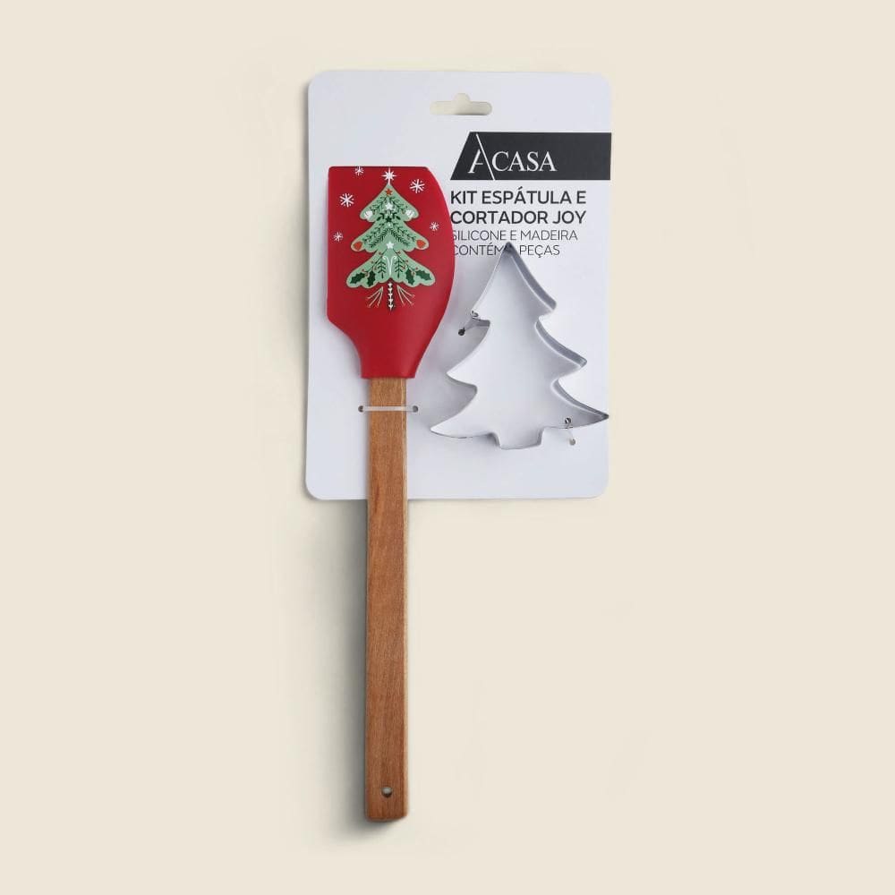 Kit de Espátula e Forma Joy Silicone - A\CASA