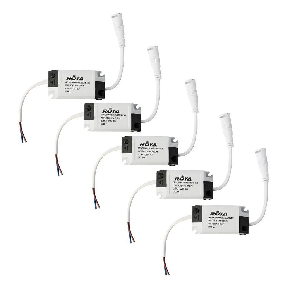 10X Kit 5 Driver Reator Fonte Plafon Painel Led 18W A 25W B