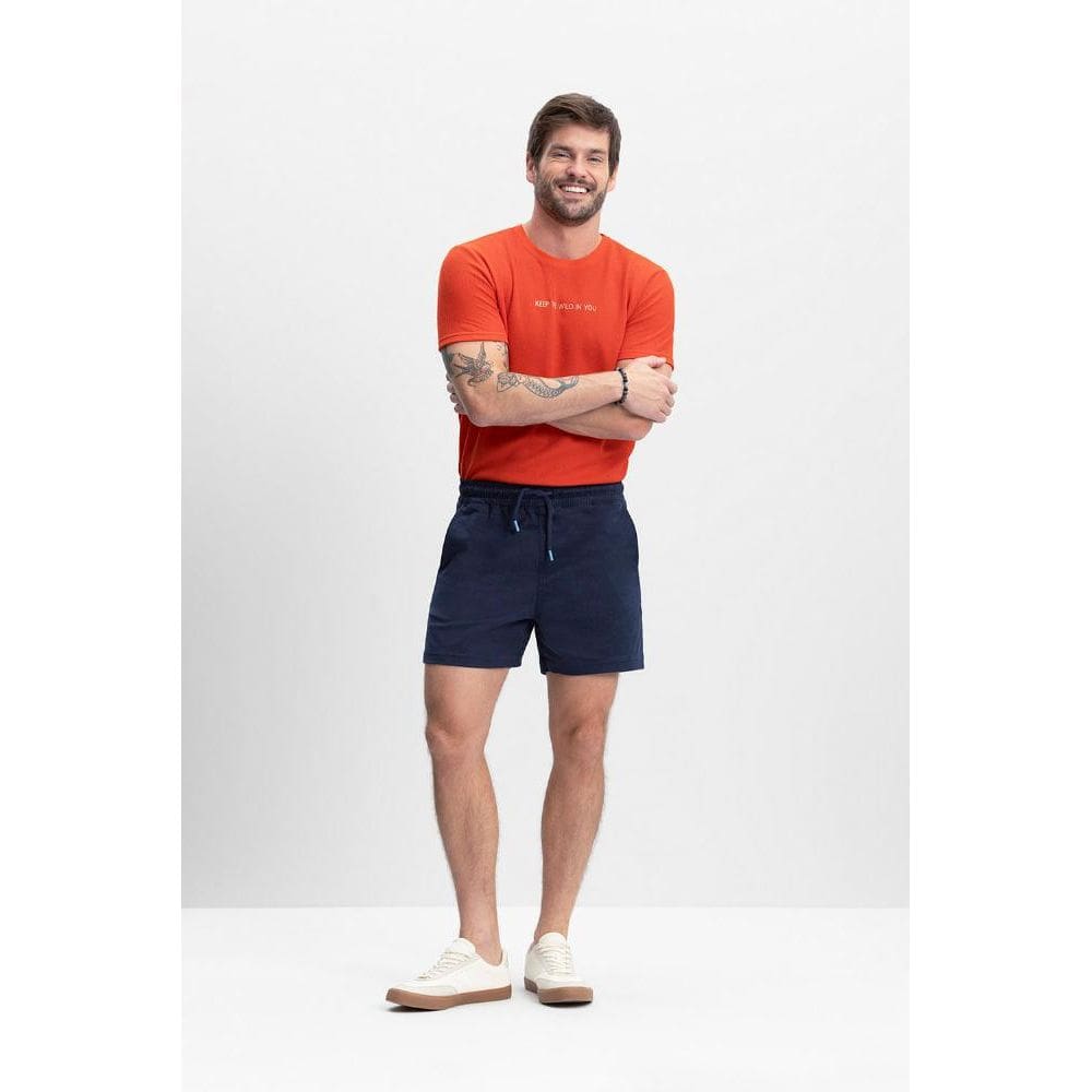 Bermuda masculina em sarja comfort Essendi Bermuda Shorts Sarja Comfort Masculina Essendi P