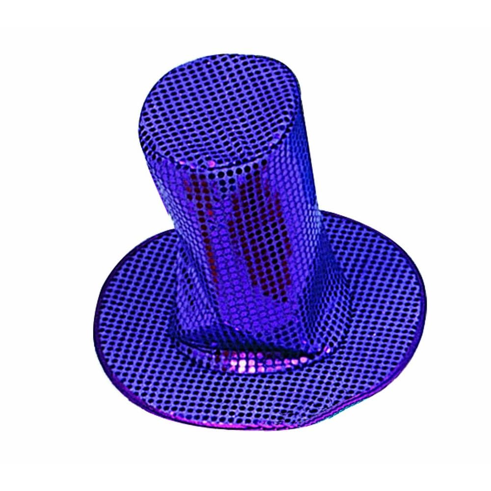 Chapéu de discoteca RG Costume 65146-R com lantejoulas vermelhas