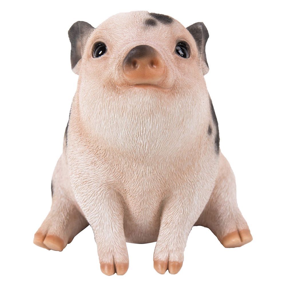 Figura de acción Hi-Line Gift 87685-A Cerdito Rosado y Regordete Sentado