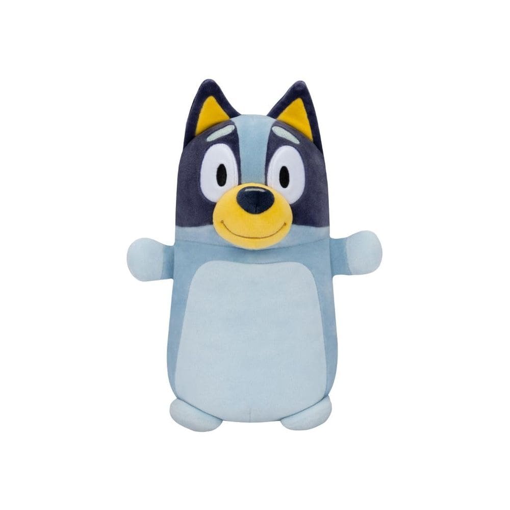 Brinquedo de pelúcia Squishmallows autêntico Bluey HugMees 25 cm