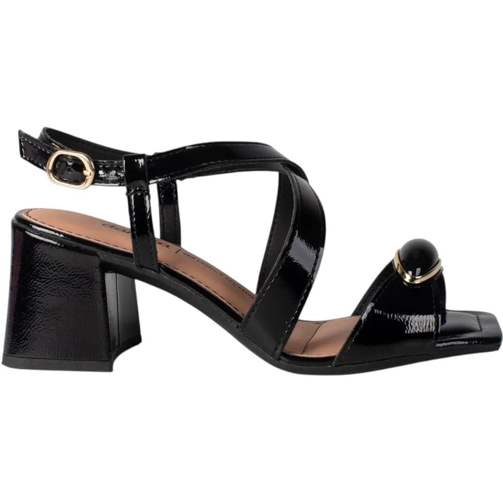 Sandália Feminina Casual Social Dia a Dia Passeio Trabalho Salto Grosso Conforto Dakota Y9753