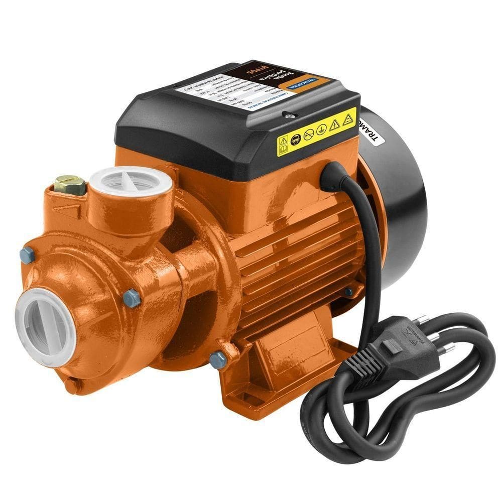 Bomba D`água Elétrica Periférica Tramontina Btp10 1hp 3300 Rpm Bivolt Multiuso Alta Vazão Altura Tramontina