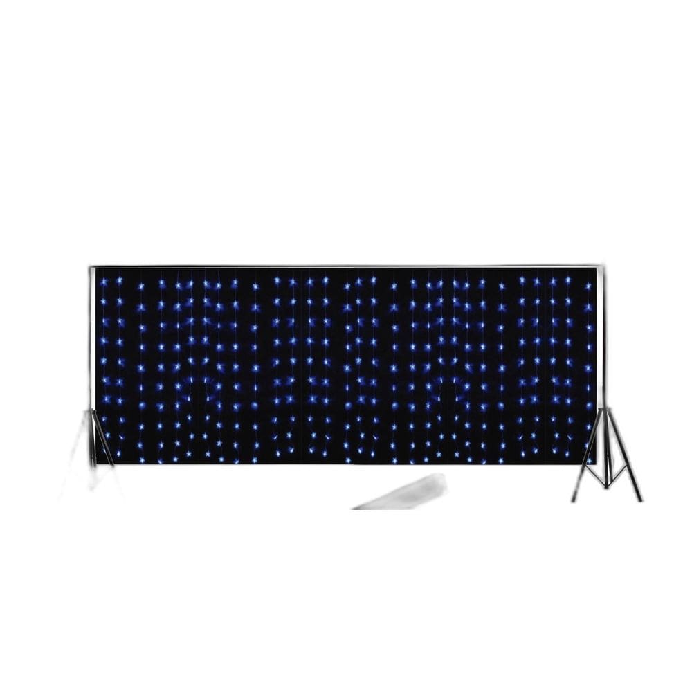 Pedestal Tripé Gol Iluminação Dj+Barra P/Cortina De Led+Bag