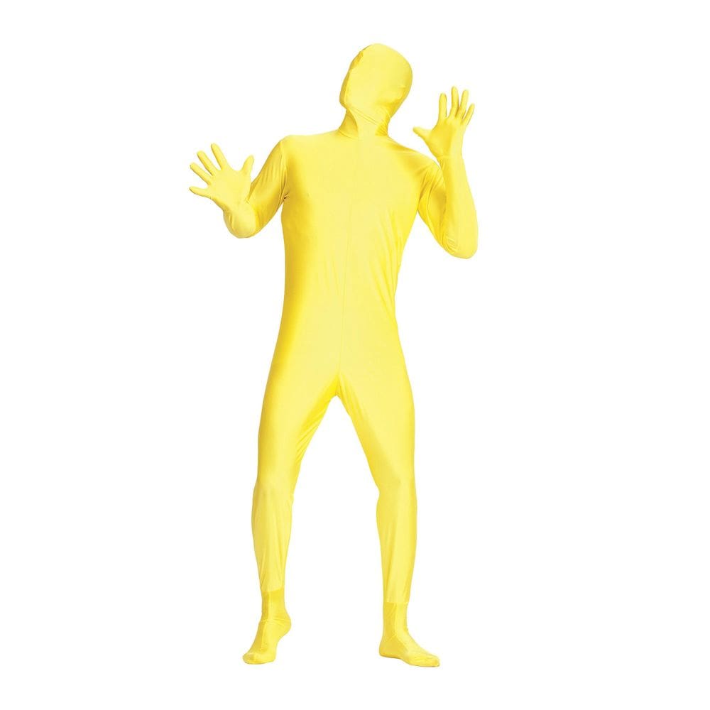 Traje RG Costumes invisíveis para adultos, amarelo, tamanho GG