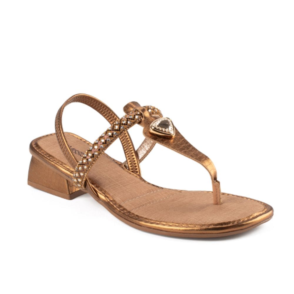 Sandália Feminina De Salto Bloco Mississipi Mf342-0002