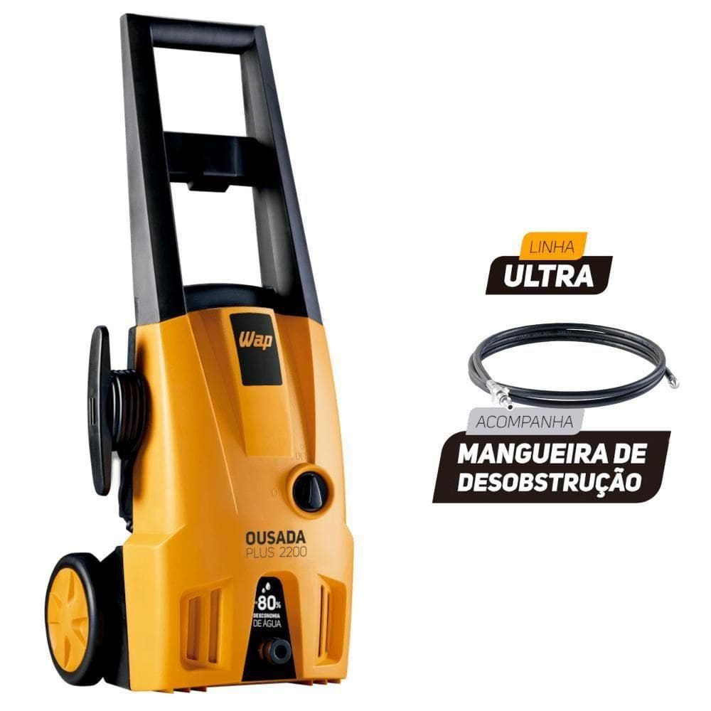 Desobstruidora De Alta Pressão 1500W 1750PSI WAP Ousada Plus Ultra 2200 220V