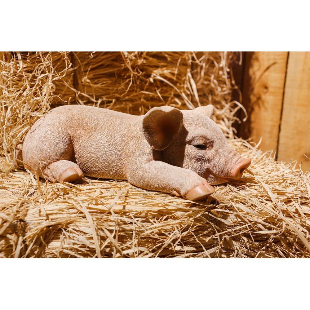 Estatueta RUNADI Hi-Line Gift 87686-A Pig Sleeping Statue