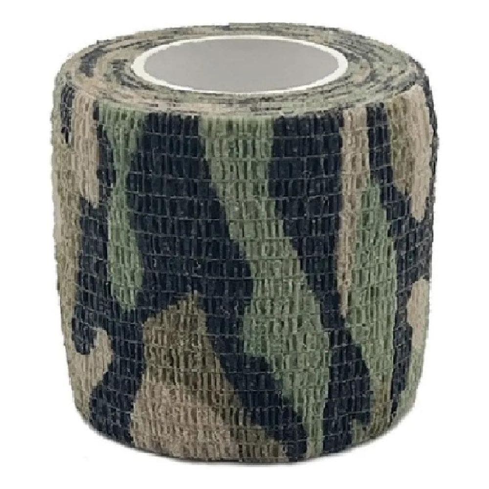 10X Fita Auto Adesiva Tecido Camuflada Gamo Tape 4,5Mx5Cm 2