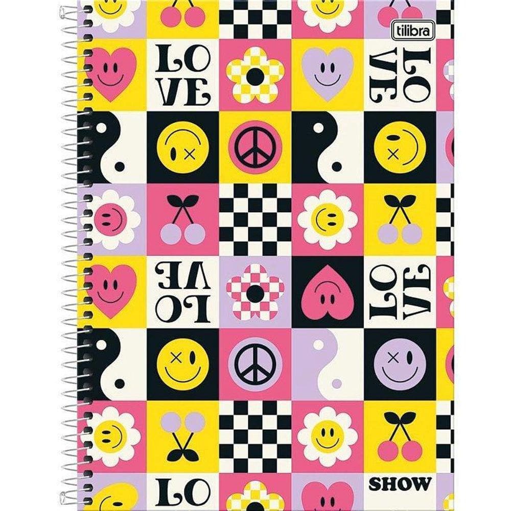 Caderno Espiral Capa Dura 16 Matérias Show Feminino