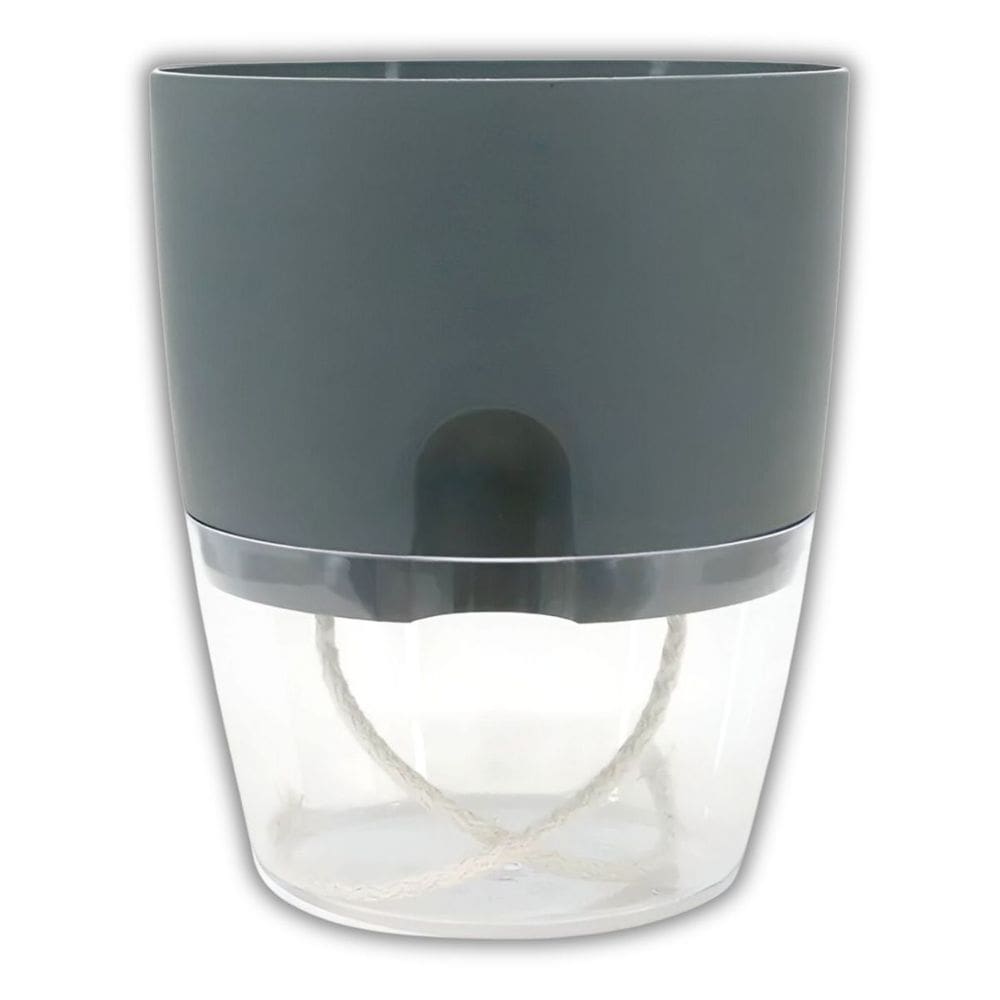 Vaso Acqua Autoirrigável (15x18) Cor Grafite VASART