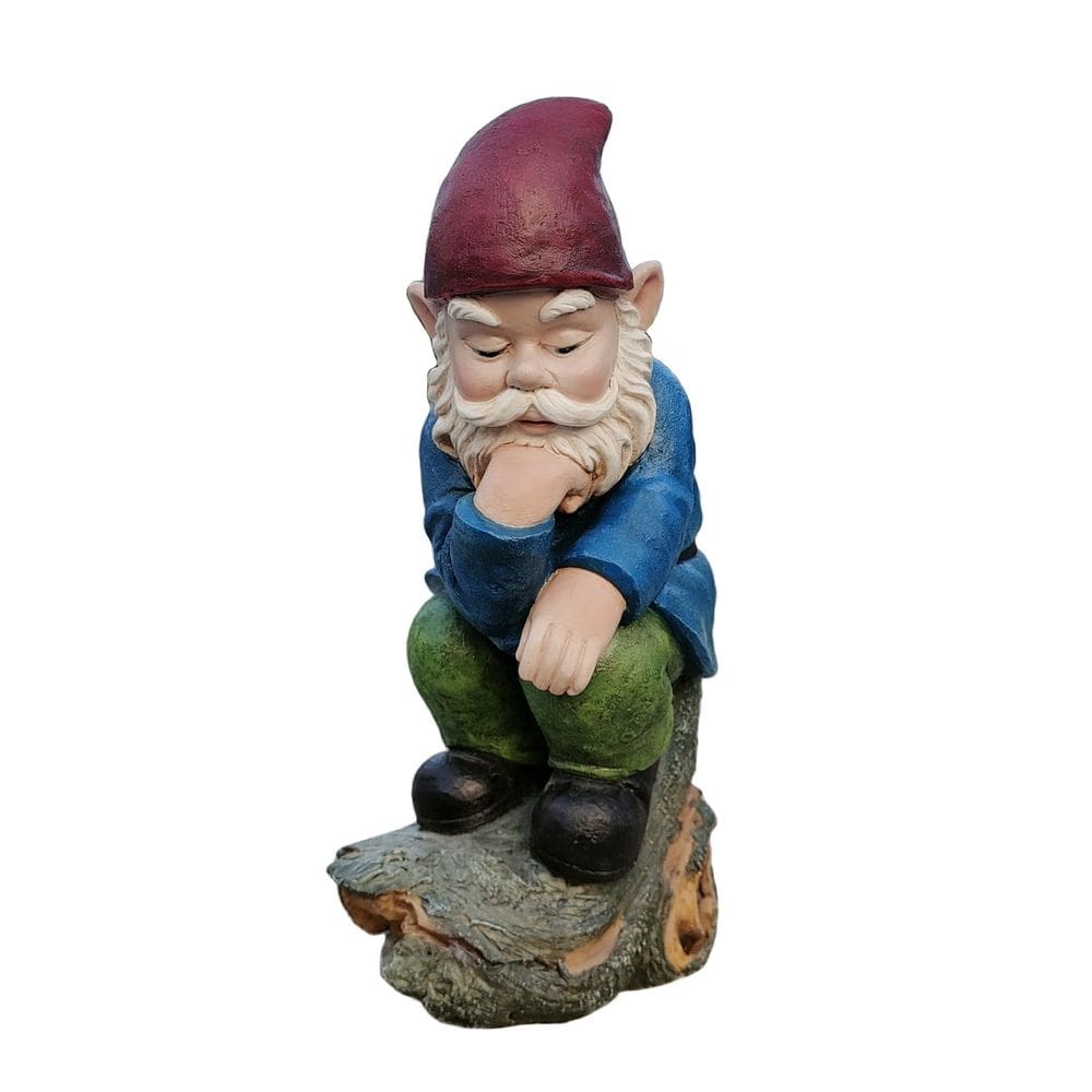 Estatueta Hi-Line Gift Ltd. Blue Muse Polyresin 18x11x27 cm