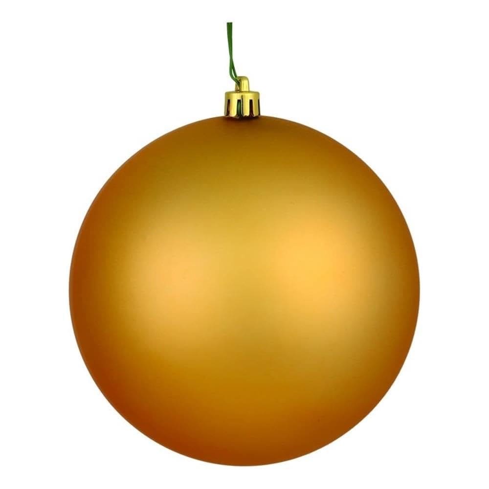 Enfeite suspenso Vickerman, bola de cobre e ouro fosco de 30 cm