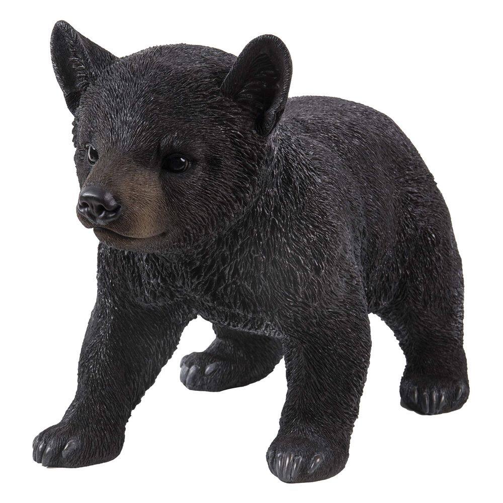 Estatueta Hi-Line Gift Black Bear Cub Statue Polyresin