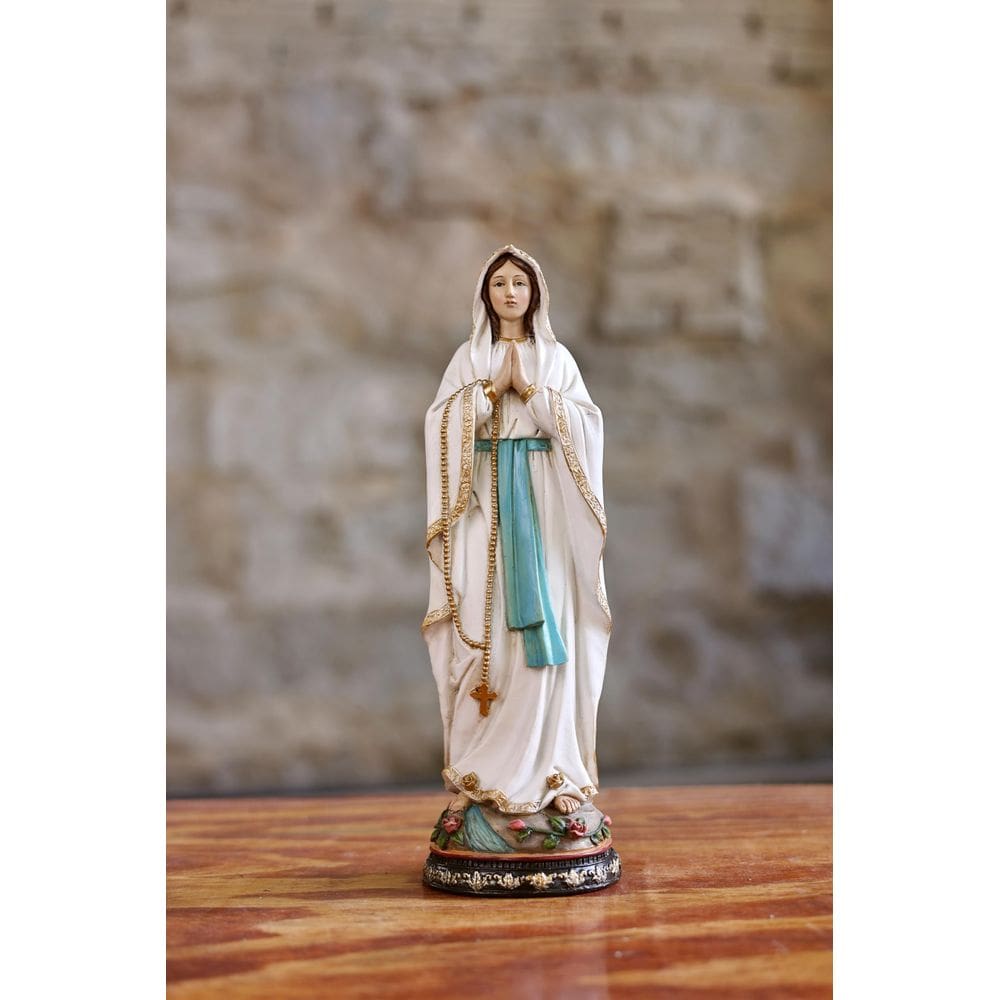 Estatueta Hi-Line Gift Ltd. Nossa Senhora de Lourdes 30cm