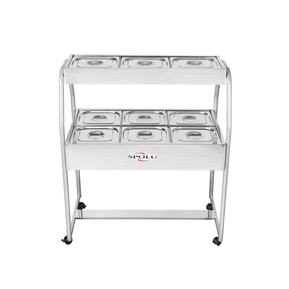 Buffet Combinado 6 Cubas Quentes / 3 Cubas Frias - 127V