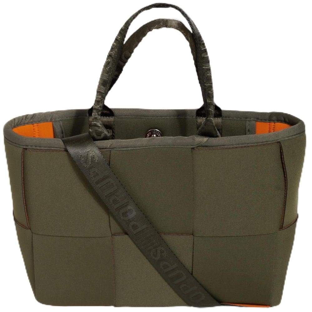 Sacola POUPS Interwoven Neoprene Mini Crossbody Safari