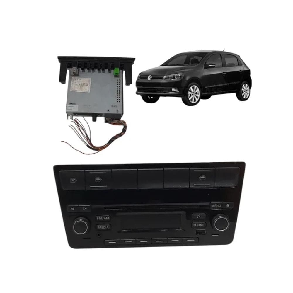 Radio Bluetooth Usb Cd Vw Gol Saveiro Voyage G6 5U0035152