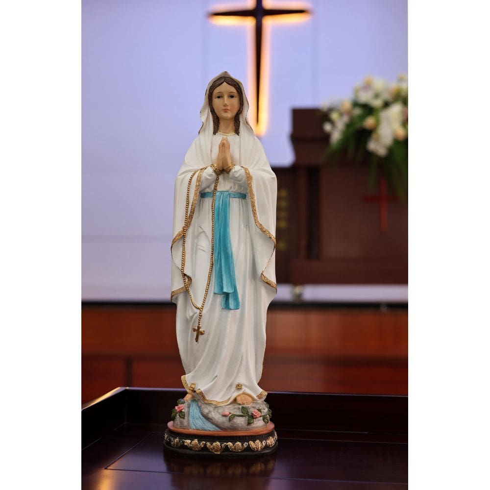 Estatueta Hi-Line Gift Ltd. Nossa Senhora Lourdes 61 cm 2,5 kg