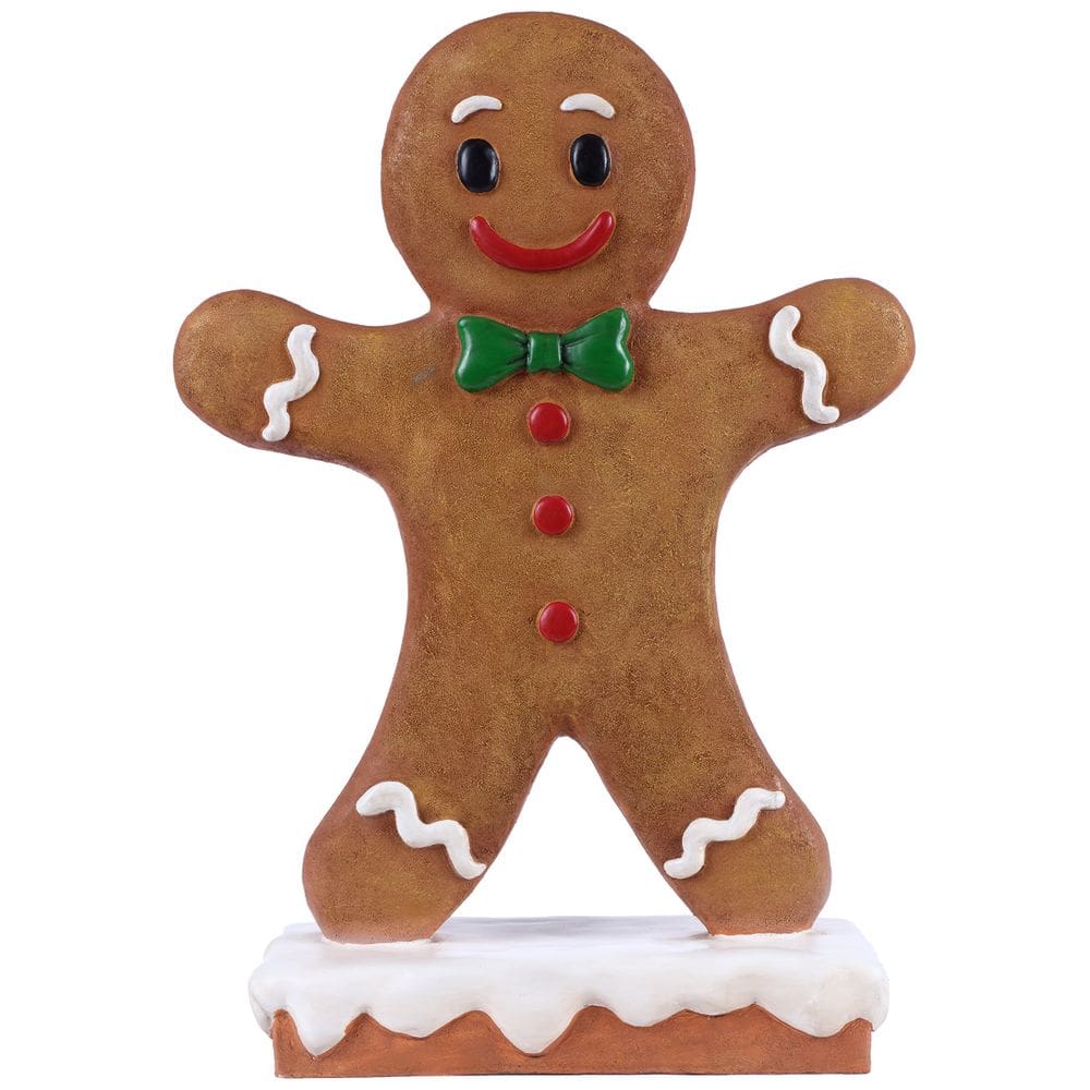 Estatueta Hi-Line 85180-A Gingerbread Boy Polyresin