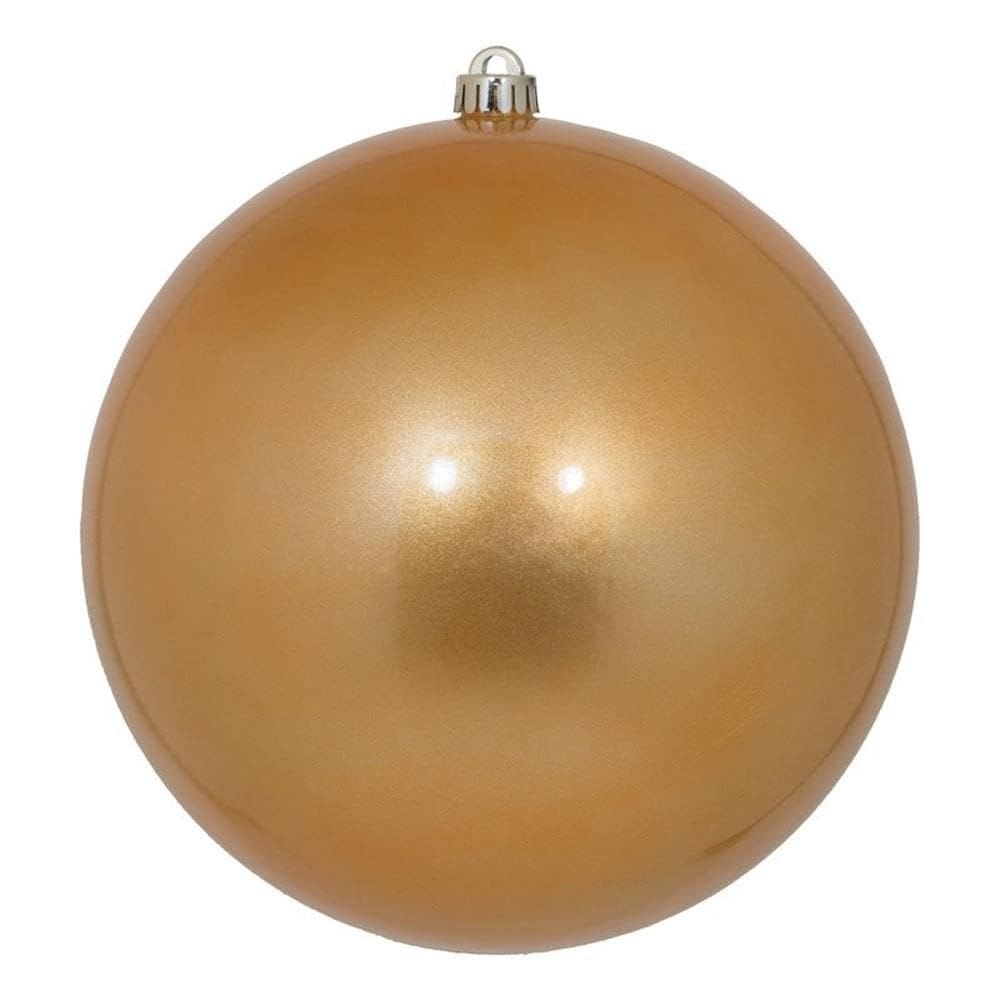 Enfeite suspenso Vickerman 25 cm Copper Gold Candy Ball